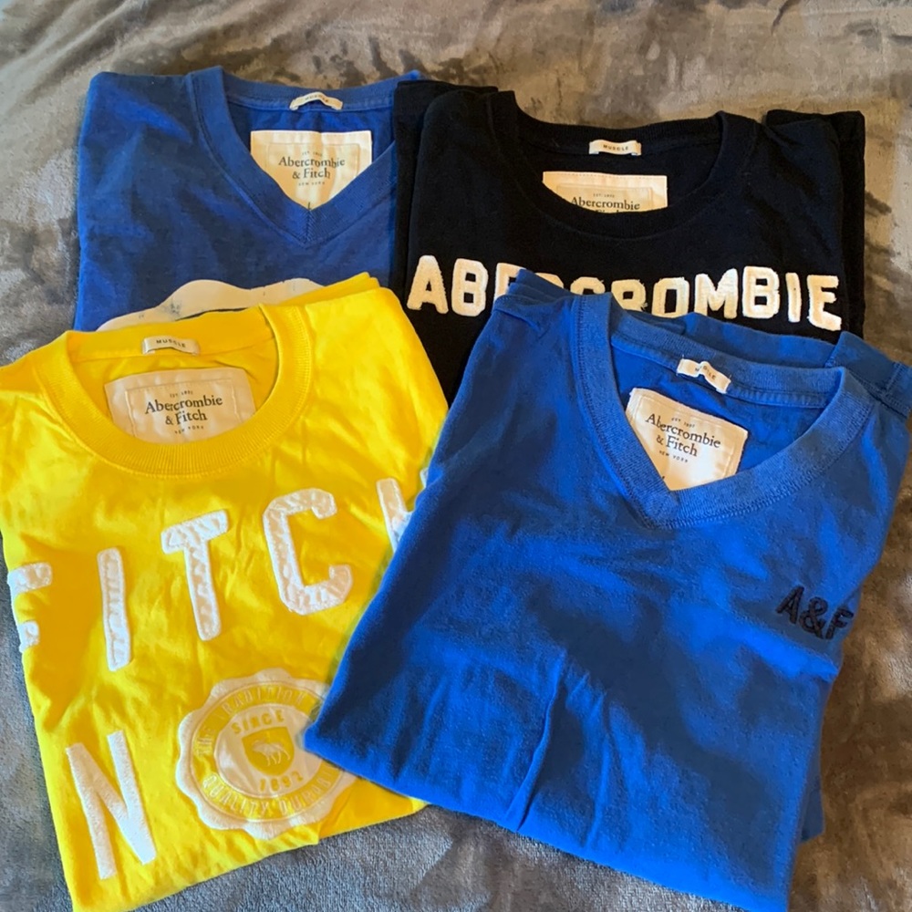 Mens Abercrombie and Fitch muscle shirts